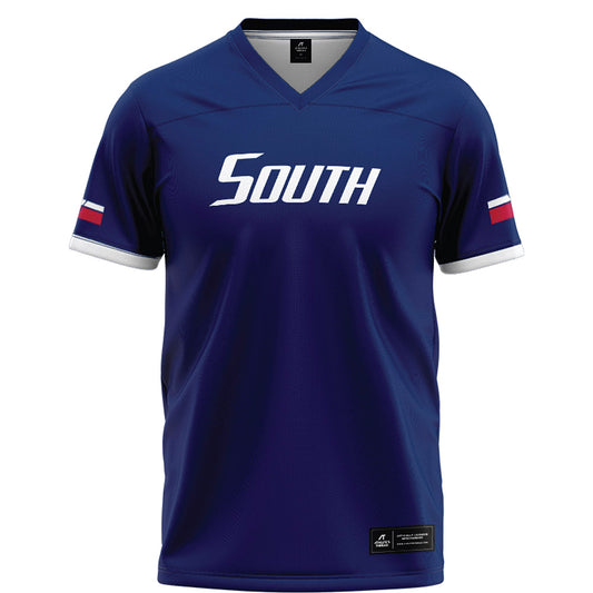 South Alabama - NCAA Football : Dashaun Caffee - Blue Football Jersey-0