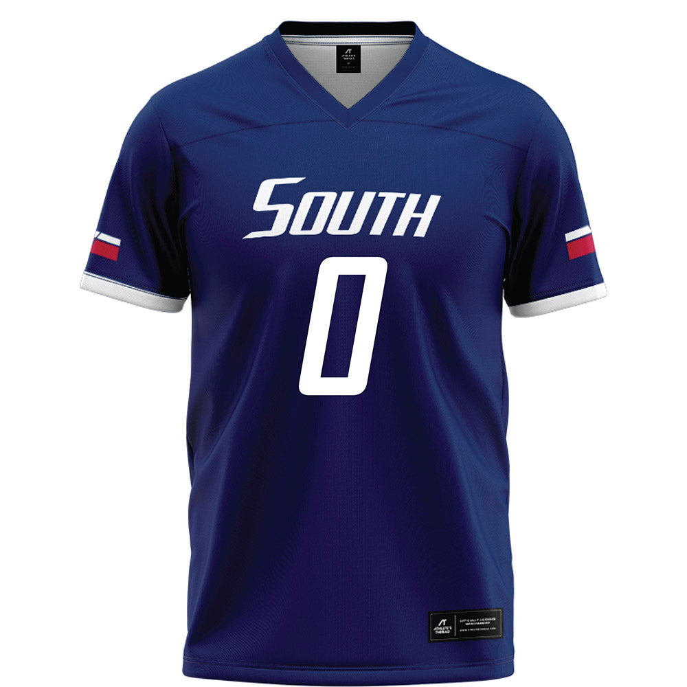 South Alabama - NCAA Football : Braylon Mcreynolds - Blue Football Jersey-0