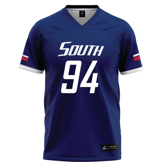 South Alabama - NCAA Football : Hamilton DiBoyan - Blue Football Jersey-0