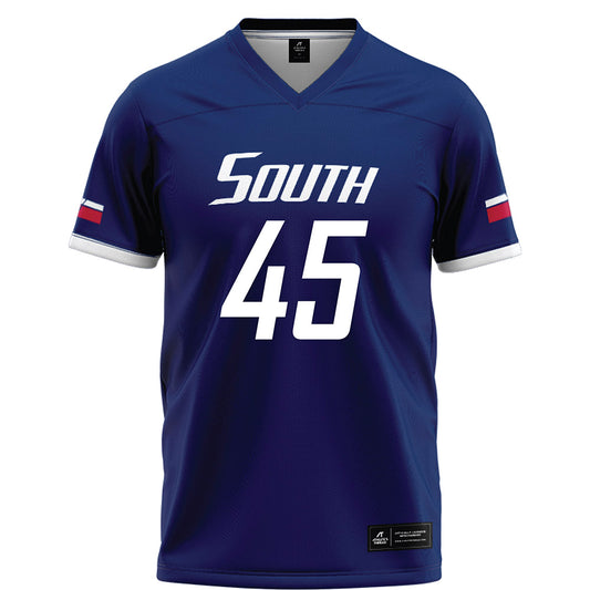 South Alabama - NCAA Football : Edward Smith IV - Blue Football Jersey-0