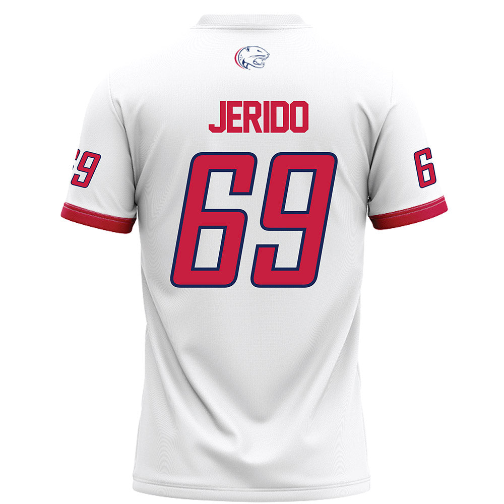 South Alabama - NCAA Football : Kenton Jerido - White Football Jersey-1