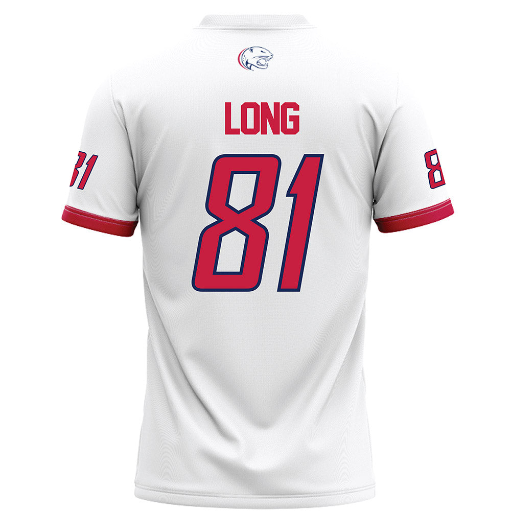 South Alabama - NCAA Football : Brec Long - White Football Jersey-1