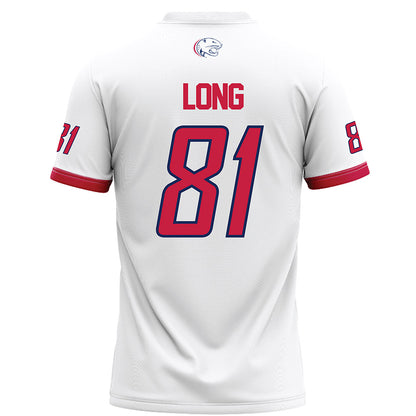 South Alabama - NCAA Football : Brec Long - White Football Jersey-1