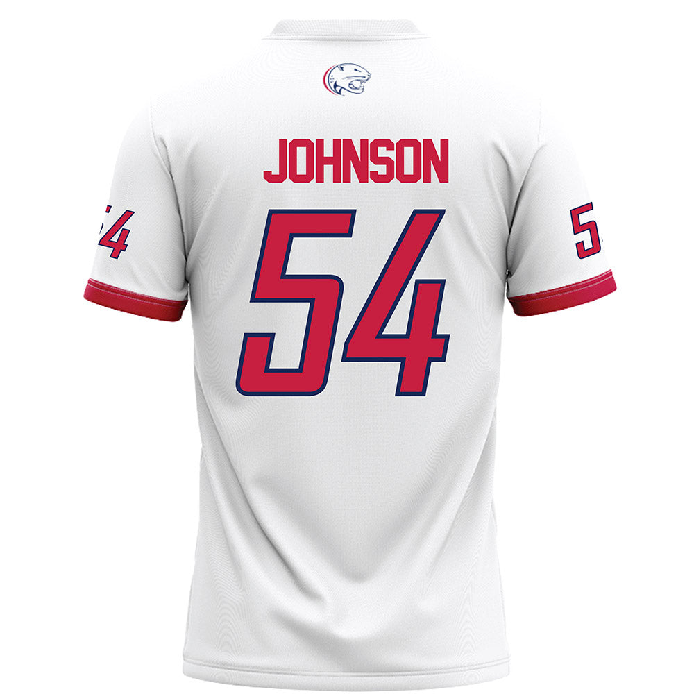 South Alabama - NCAA Football : Leavy Johnson - White Football Jersey-1