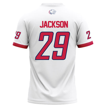 South Alabama - NCAA Football : Kaleb Jackson - White Football Jersey-1