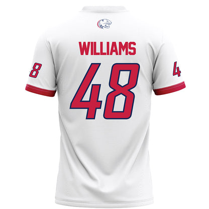 South Alabama - NCAA Football : Jordan Williams - White Football Jersey-1