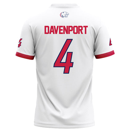 South Alabama - NCAA Football : Bishop Davenport - White Football Jersey