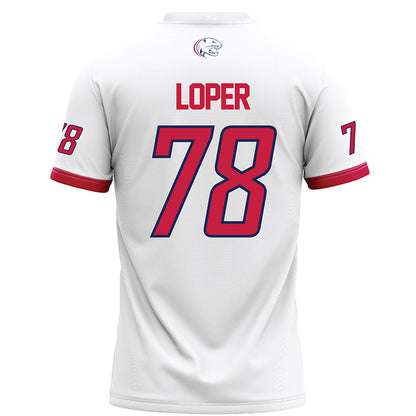 South Alabama - NCAA Football : Samuel Loper - White Football Jersey-1