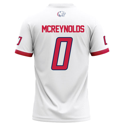 South Alabama - NCAA Football : Braylon Mcreynolds - White Football Jersey-1