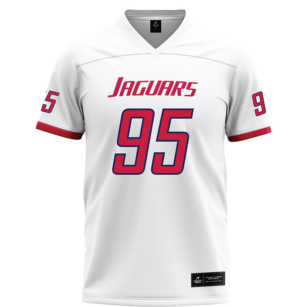 South Alabama - NCAA Football : Jalyn Durgan - White Football Jersey-0