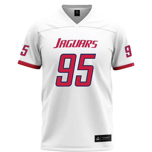 South Alabama - NCAA Football : Jalyn Durgan - White Football Jersey-0