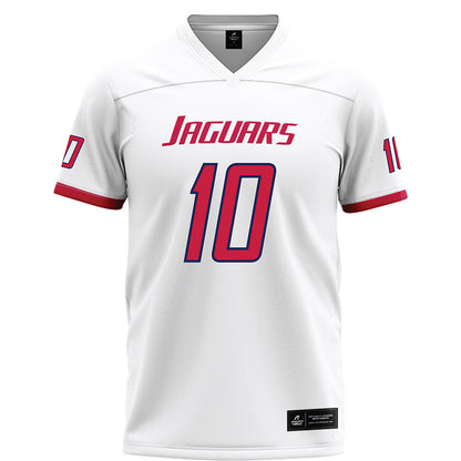 South Alabama - NCAA Football : Saivion Kenon - White Football Jersey-0