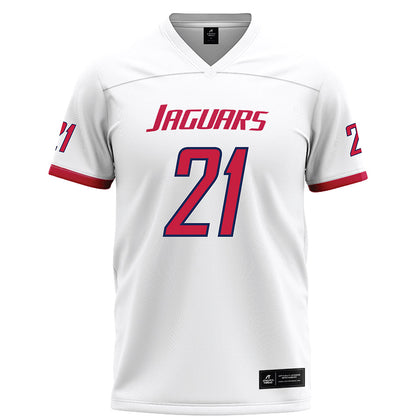 South Alabama - NCAA Football : Jarvis Durr - White Football Jersey