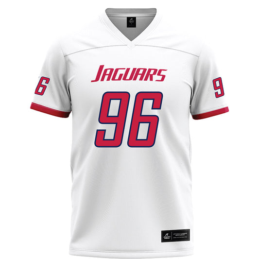 South Alabama - NCAA Football : Dominic Wiseman - White Football Jersey-0
