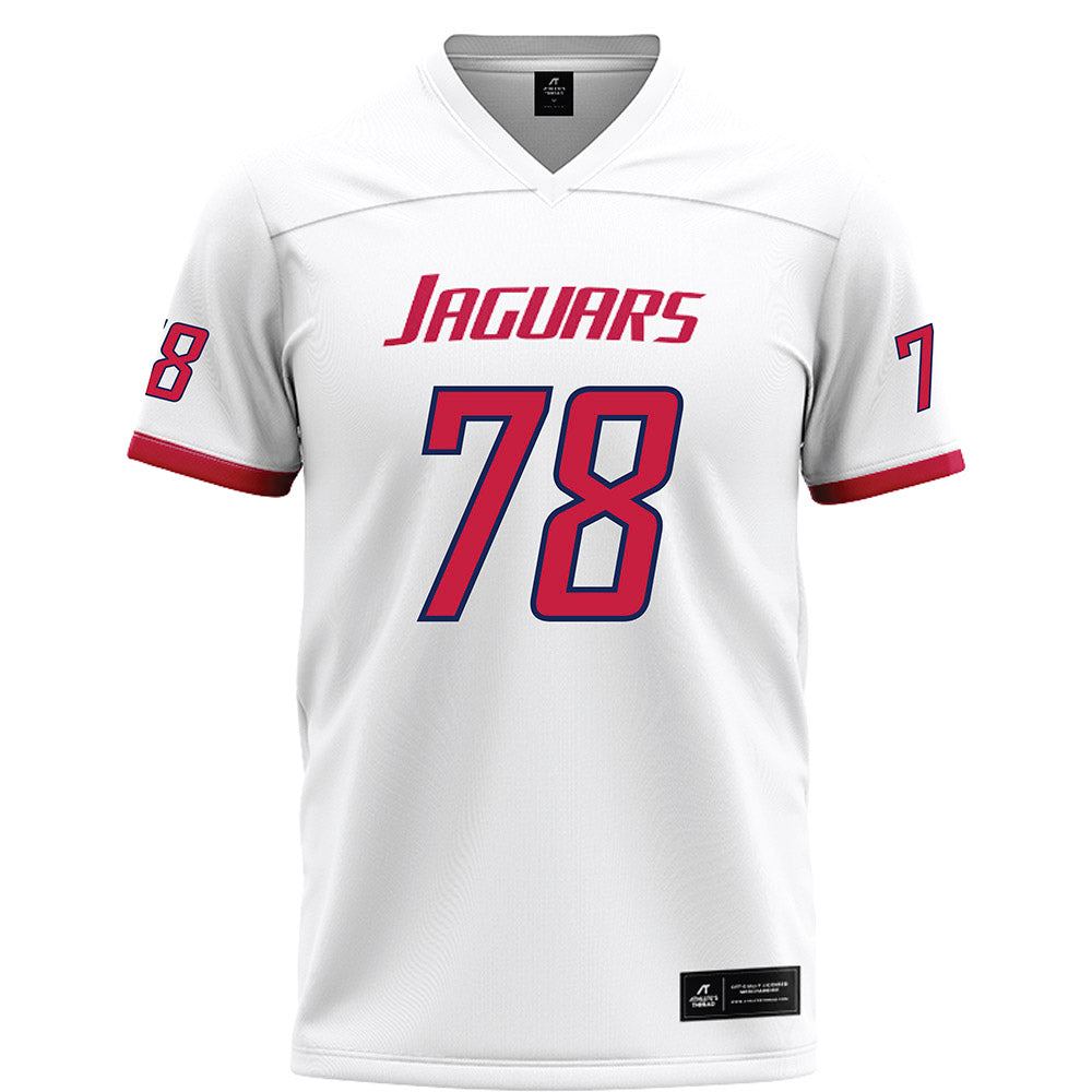 South Alabama - NCAA Football : Samuel Loper - White Football Jersey-0
