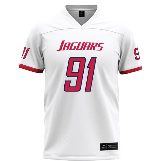 South Alabama - NCAA Football : Nathan Jennings - White Football Jersey-0