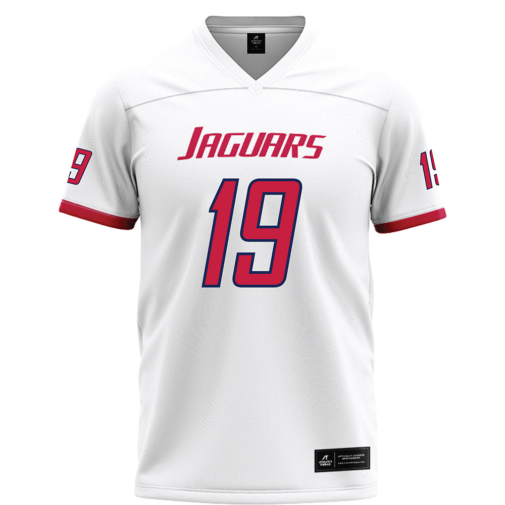 South Alabama - NCAA Football : Rodrecas Gibbs - White Football Jersey