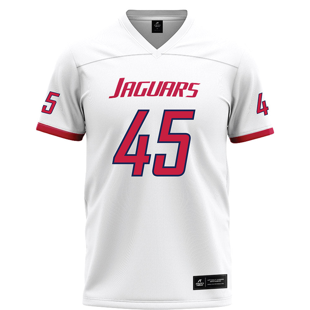 South Alabama - NCAA Football : Edward Smith IV - White Football Jersey-0