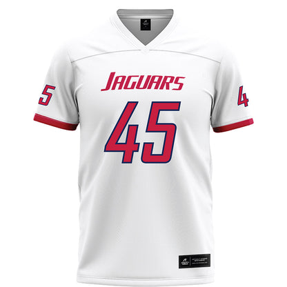 South Alabama - NCAA Football : Edward Smith IV - White Football Jersey-0