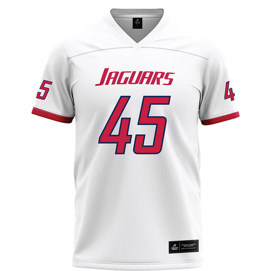 South Alabama - NCAA Football : Edward Smith IV - White Football Jersey-0