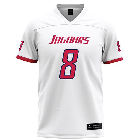 South Alabama - NCAA Football : Jordan Scruggs - White Football Jersey-0