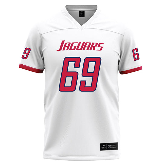 South Alabama - NCAA Football : Kenton Jerido - White Football Jersey-0