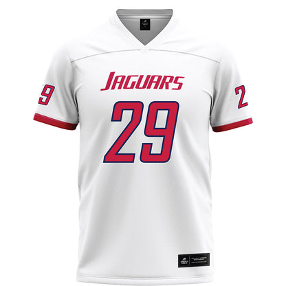 South Alabama - NCAA Football : Kaleb Jackson - White Football Jersey-0