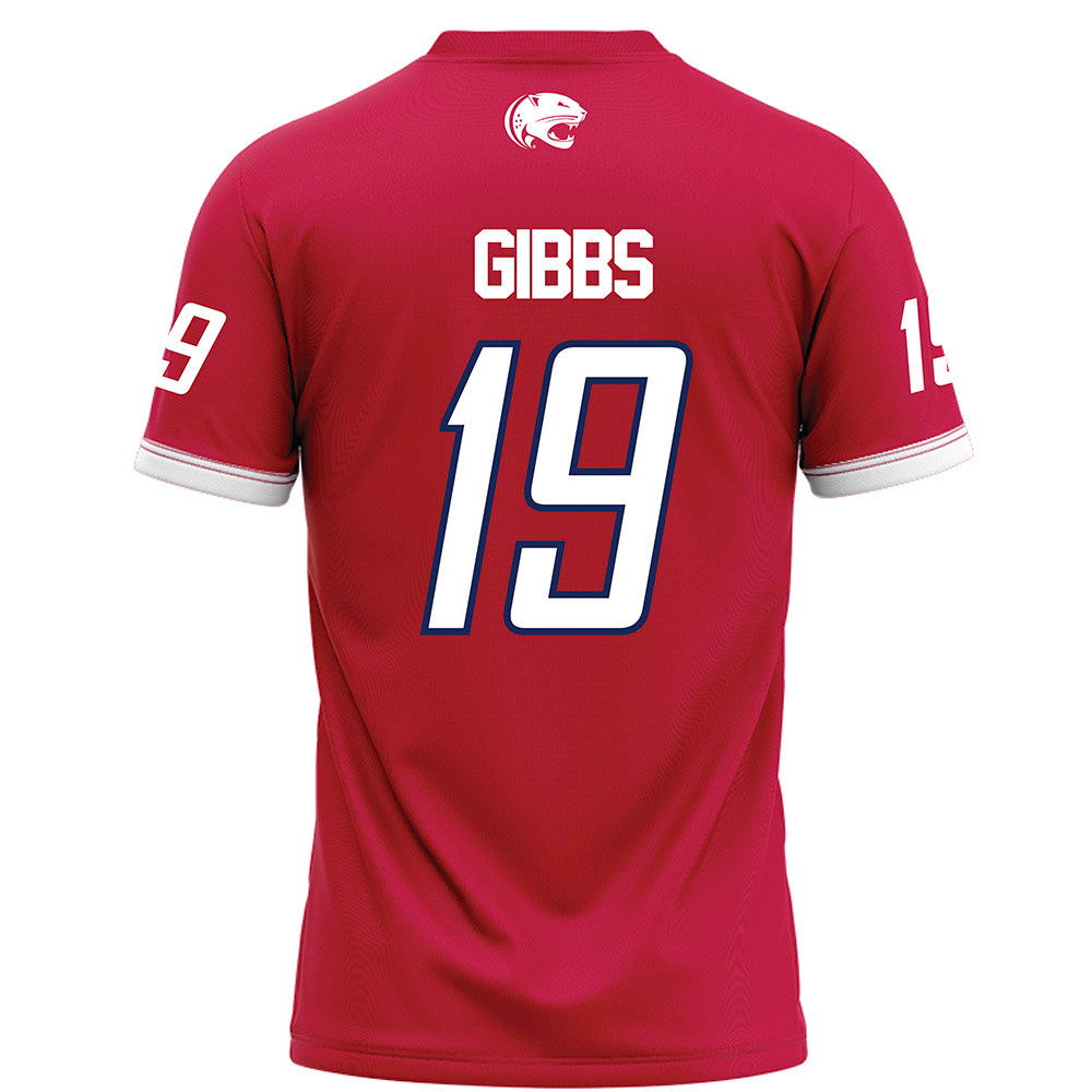 South Alabama - NCAA Football : Rodrecas Gibbs - Red Football Jersey-1