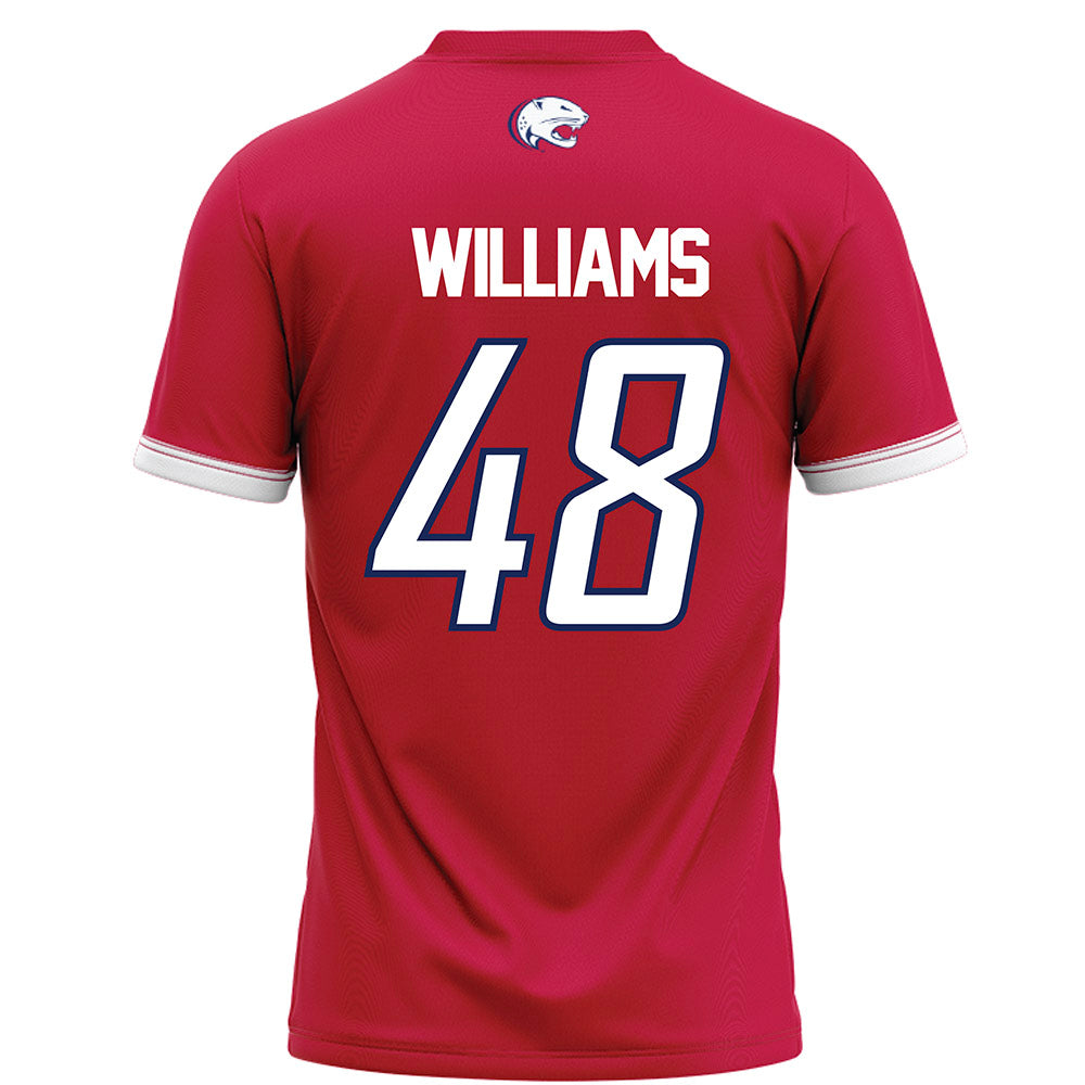 South Alabama - NCAA Football : Jordan Williams - Red Football Jersey