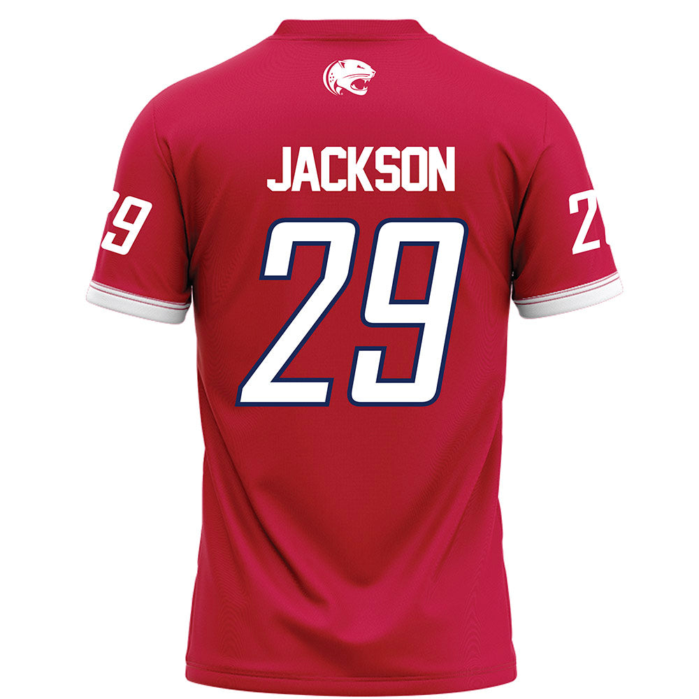 South Alabama - NCAA Football : Kaleb Jackson - Red Football Jersey-1