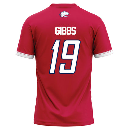 South Alabama - NCAA Football : Rodrecas Gibbs - Red Football Jersey