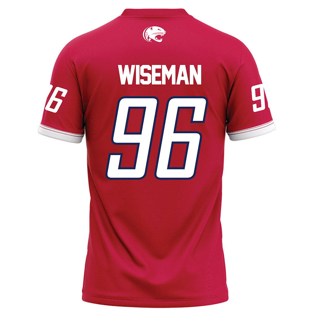 South Alabama - NCAA Football : Dominic Wiseman - Red Football Jersey-1