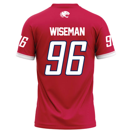 South Alabama - NCAA Football : Dominic Wiseman - Red Football Jersey-1