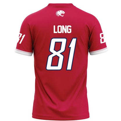 South Alabama - NCAA Football : Brec Long - Red Football Jersey-1