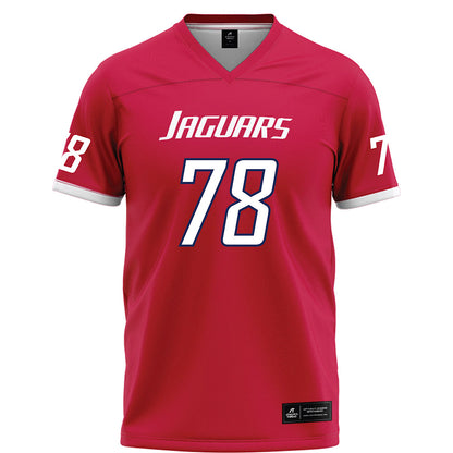  - NCAA Football : Samuel Loper - Red Football Jersey-0