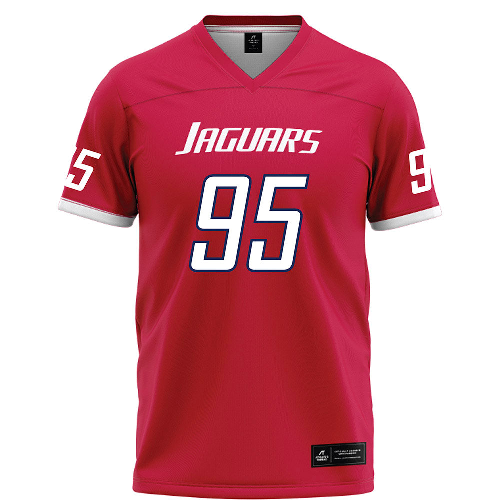 South Alabama - NCAA Football : Jalyn Durgan - Red Football Jersey-0
