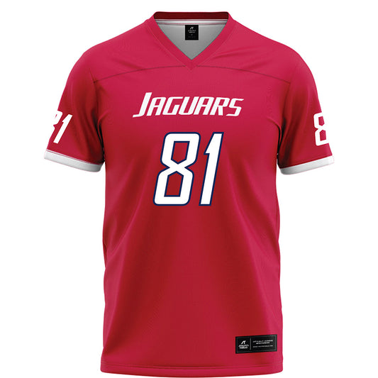 South Alabama - NCAA Football : Brec Long - Red Football Jersey-0