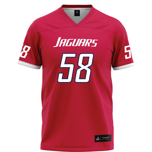 South Alabama - NCAA Football : Hayden Dozier - Red Football Jersey-0