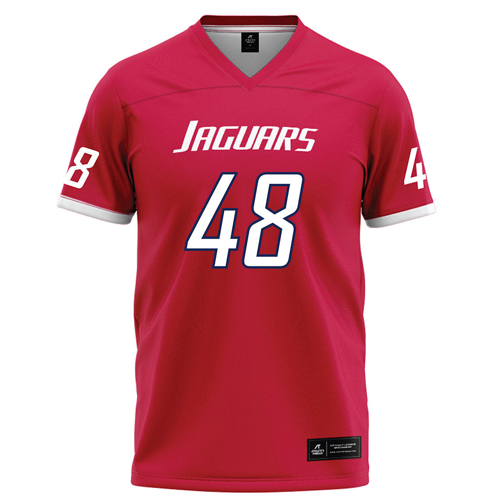 South Alabama - NCAA Football : Jordan Williams - Red Football Jersey-0