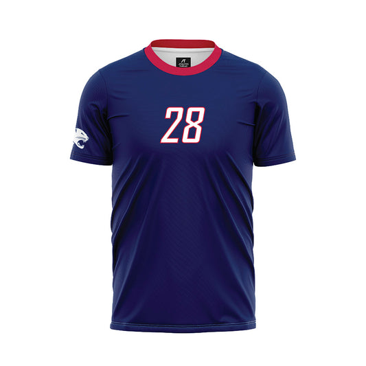 South Alabama - NCAA Women's Soccer : jaidin kinch - Blue Soccer Jersey-0