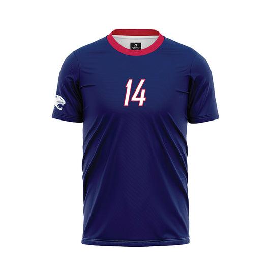 South Alabama - NCAA Women's Soccer : MacKenzie Meyerer - Blue Soccer Jersey-0