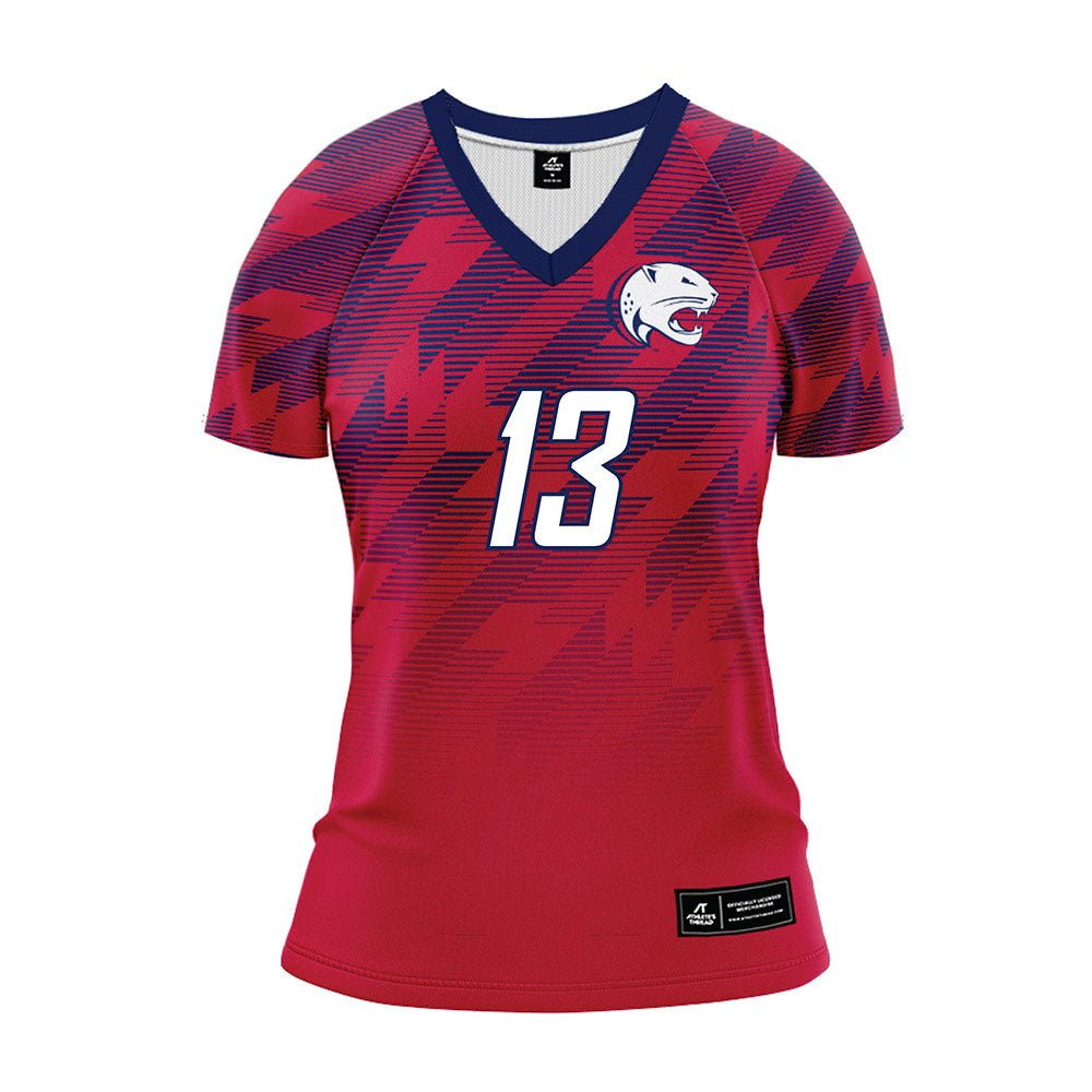 South Alabama - NCAA Women's Soccer : Peyton Kempton - Red Volleyball Jersey