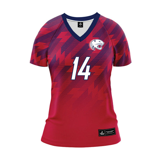 South Alabama - NCAA Women's Soccer : MacKenzie Meyerer - Red Volleyball Jersey-0