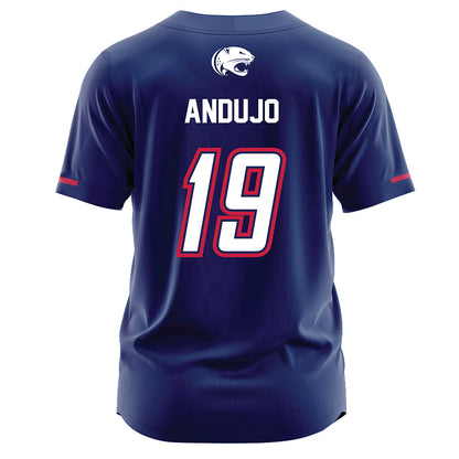 South Alabama - NCAA Softball : Frankie Andujo - Blue Jersey-1