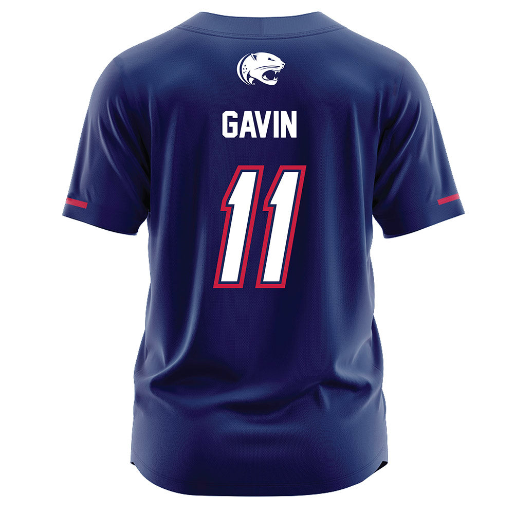 South Alabama - NCAA Softball : Caitlyn Gavin - Blue Jersey-1