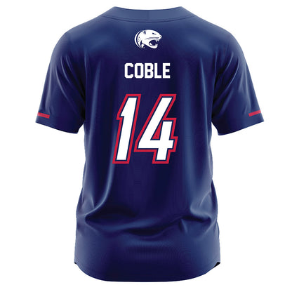 South Alabama - NCAA Softball : Ashleia Coble - Blue Jersey-1