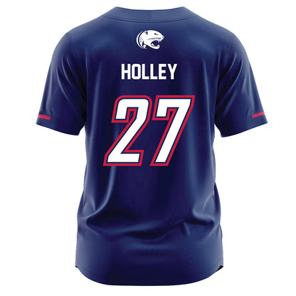 South Alabama - NCAA Softball : Brea Holley - Blue Jersey-1