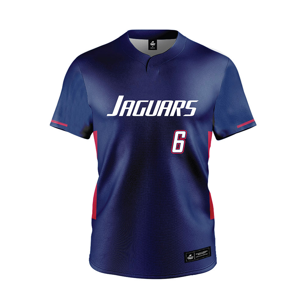 South Alabama - NCAA Softball : Sydney Scapin - Blue Jersey-0