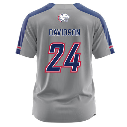 South Alabama - NCAA Softball : Megan Davidson - Grey Jersey-1