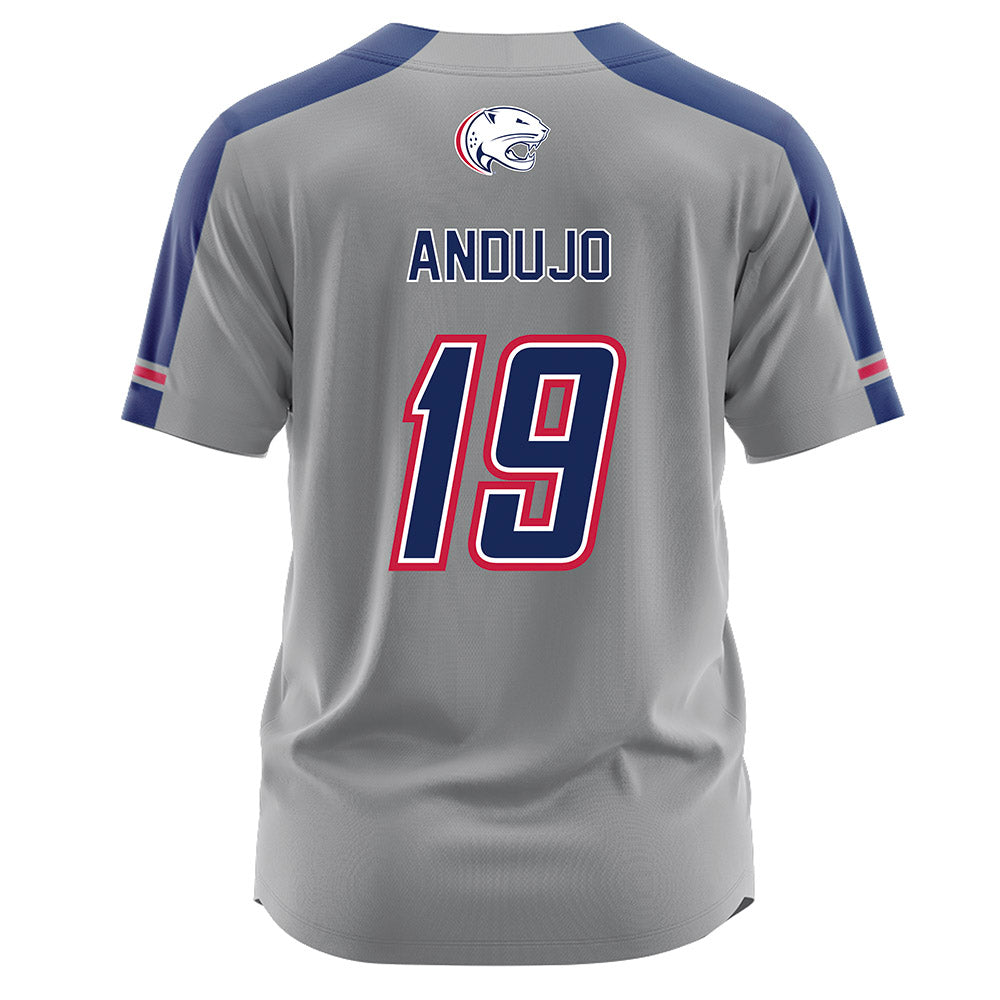 South Alabama - NCAA Softball : Frankie Andujo - Grey Jersey-1